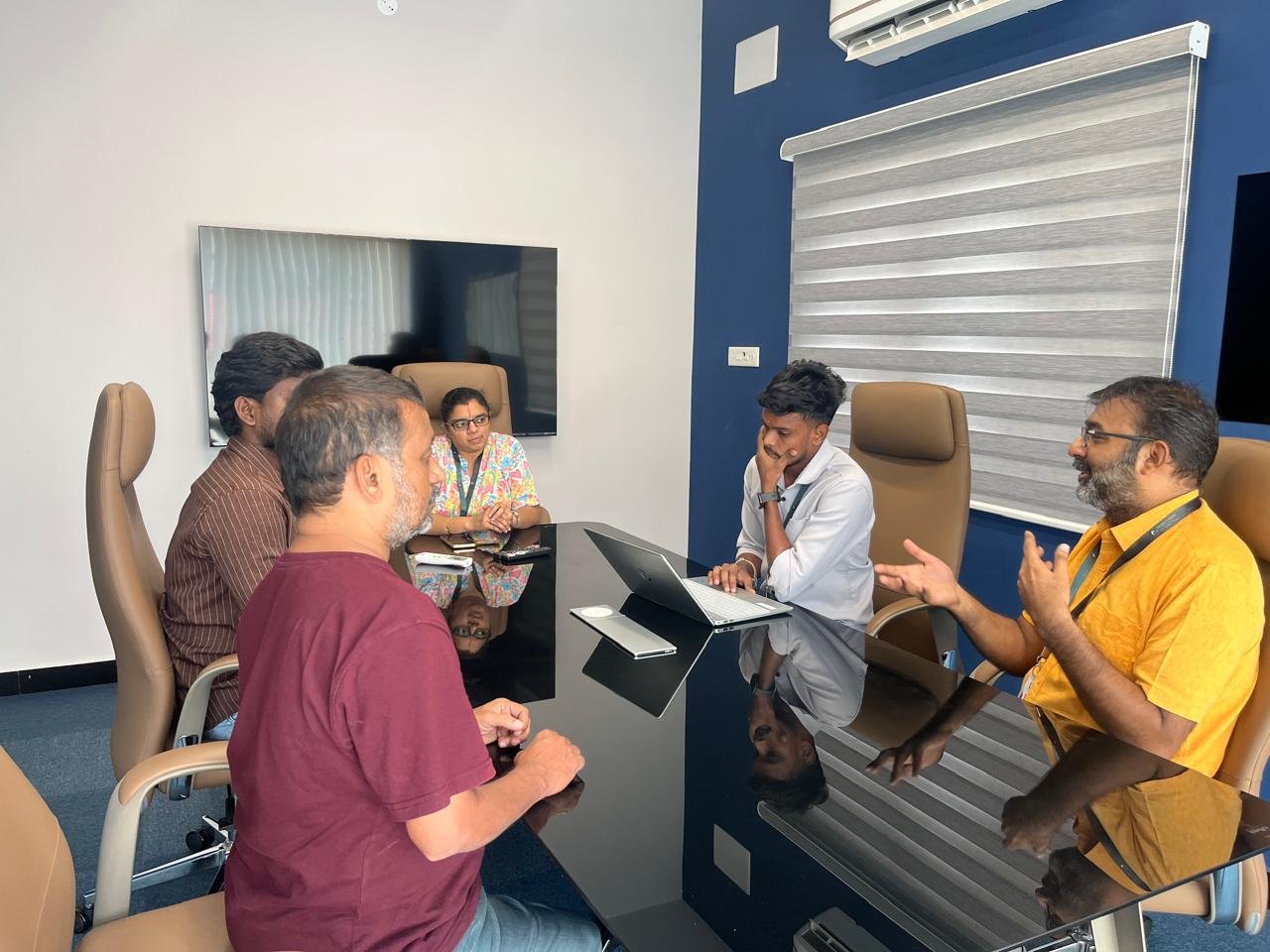 Web Development Team Meeting at Thillai Nagar Branch