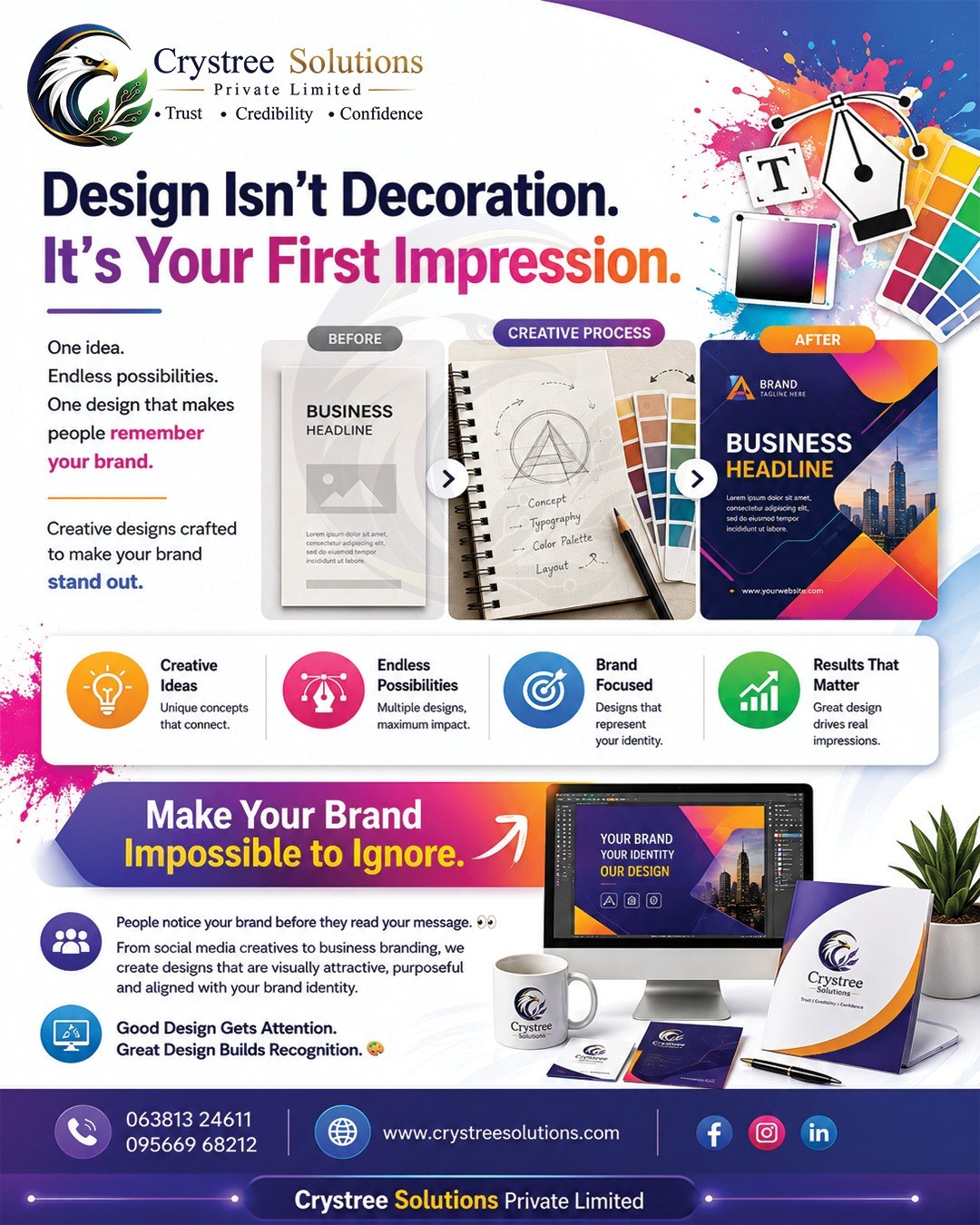 BEST GRAPHIC DESIGN AND VISUAL DESIGNING COMPANY IN TRICHY